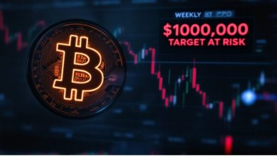 bitcoin-price-on-the-verge-of-collapse:-weekly-ppo-turns-red-to-threaten-campaign-for-$100,000